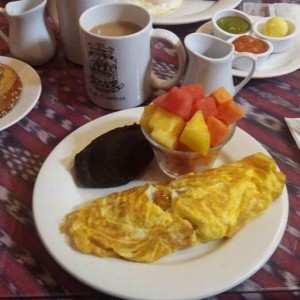 Omelette de jamon y queso