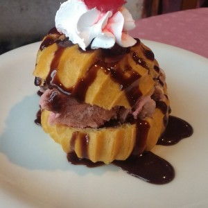 Relámpago con helado