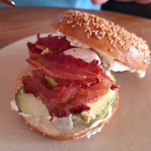 crunchy bagel