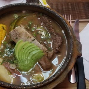 sopa de res