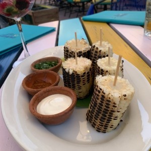 elotes asados