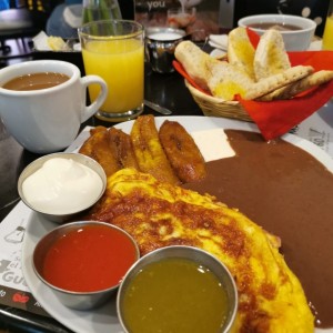 desayuno omelette