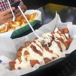 Patatas al Pastor con Ranch 