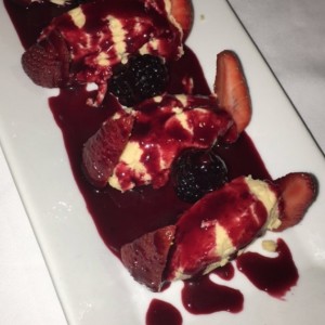 berries y mascarpone