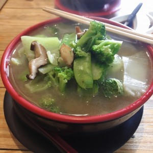 sopa ming vegetariana 