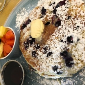 Blueberry pancakes