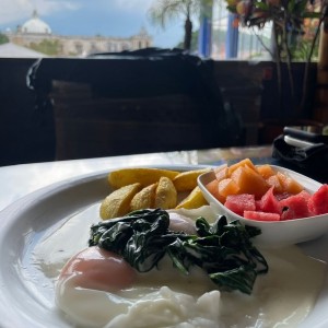 Huevos pochados