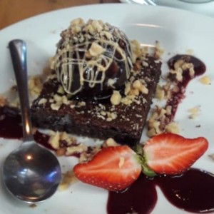 Postres - Peanut Butter Brownie
