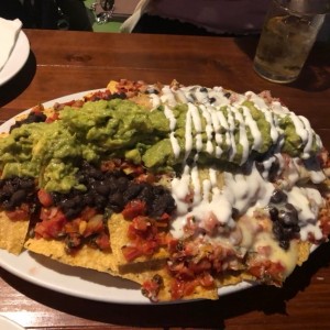 nachos vegetarianos