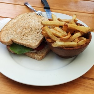Sandwich de barbacoa 

