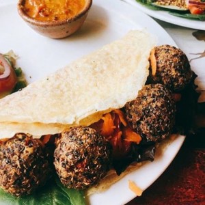 creppe bolas de quinoa