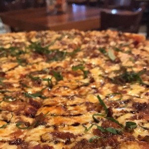 Pizza con balsamico 