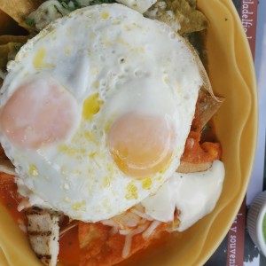 Chilaquiles de pollo