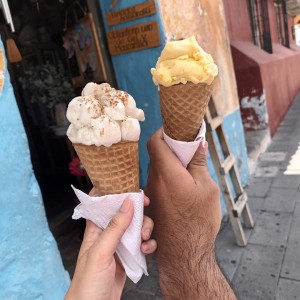 helado de arroz y los tres chiflados