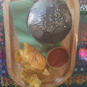 hamburguesa de hongos