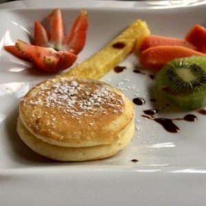 panquque con frutas