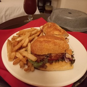 sándwich de pollo 