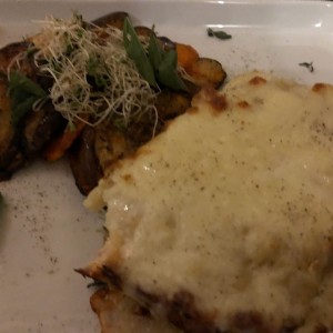lassagna de pollo