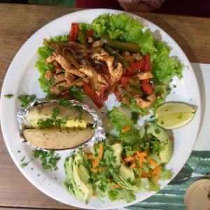 Fajitas de pollo 