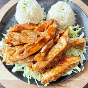 Pollito con arroz