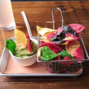 Chips y guacamole
