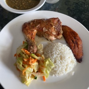 Menu ejecutivo ( con poco arroz )  