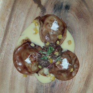 Tortellini rellenos de ropa vieja 