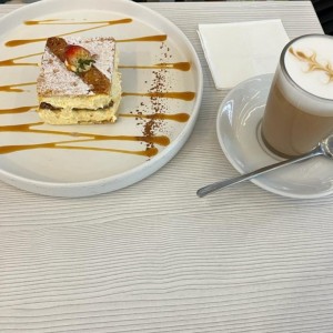 Mil hojas y latte