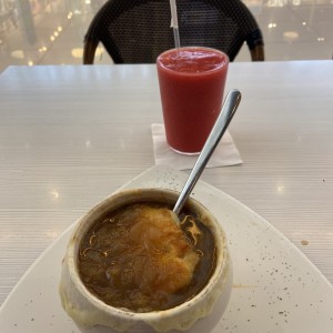 sopa de cebolla