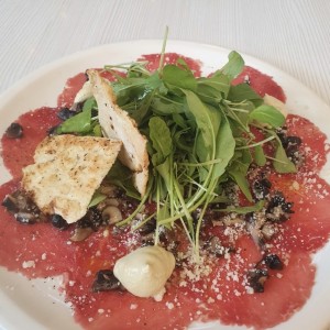 carpaccio de res