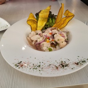 Ceviche de pescado Blanco