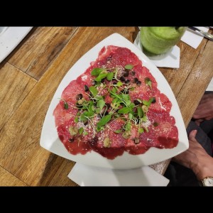 Entradas - Carpaccio de Res