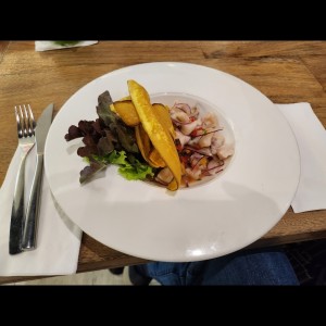 Entradas - Ceviche de Corvina