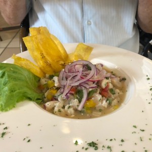 Ceviche de corvina