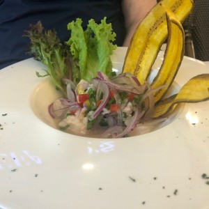 Ceviche de corvina