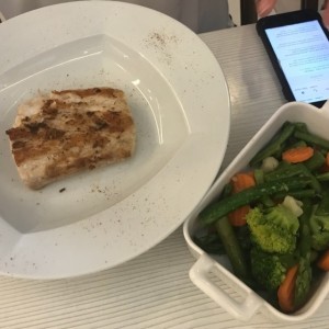 Corvina a la plancha