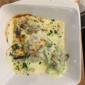 Salmon al graten