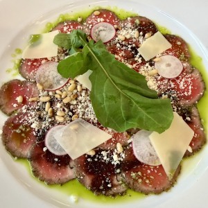 Entradas - Carpaccio de Res