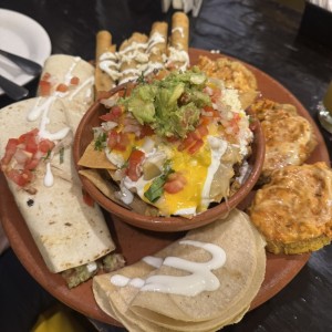 Para compartir - Bandeja Tacontento