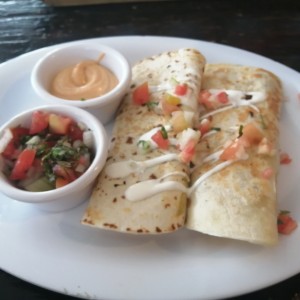 Medio burrito de pollo