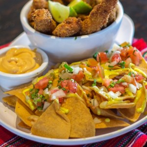 fish and nachos