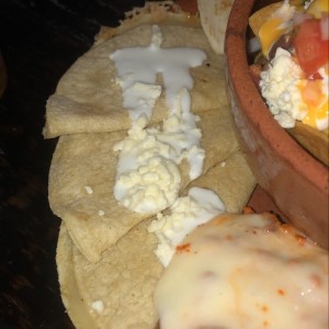 Tortillas con queso