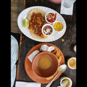 TACOS CON CHORIZO