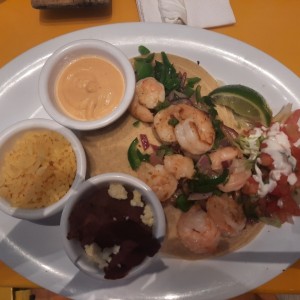 Tacos de camarones