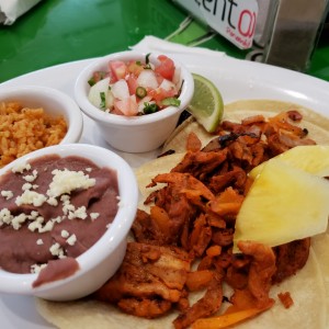 Tacos con pastor