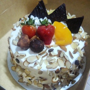 pastel de frutas
