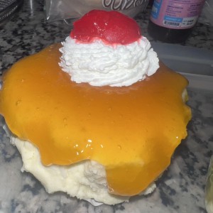 Tarta vasca de mango
