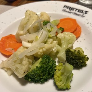 Vegetales al vapor