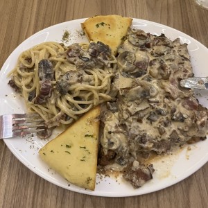 Steak en crema de Oporto