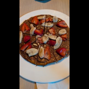 Postres - Pizza de Nutella